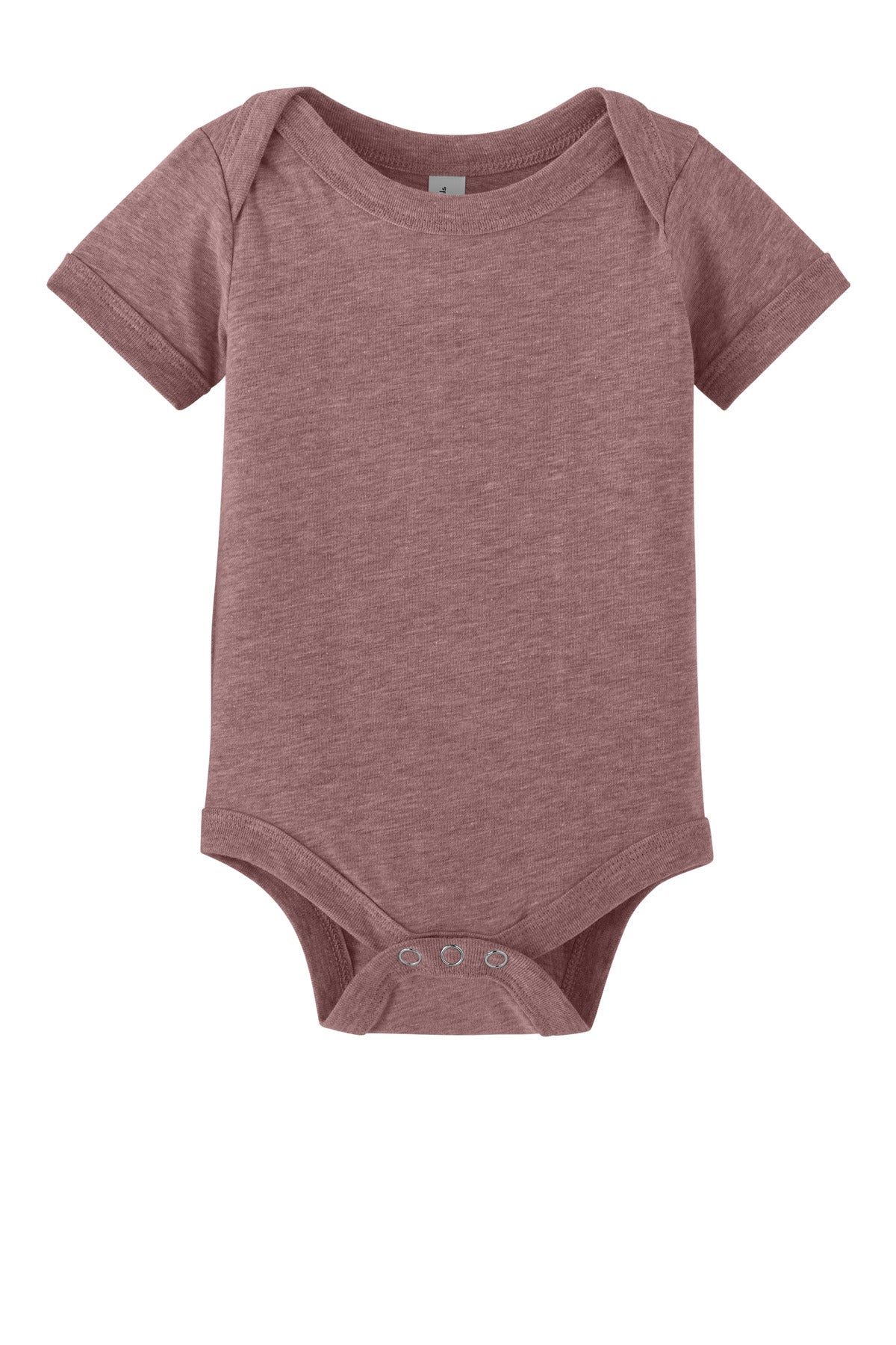Custom Heather Mauve Infant Jersey Short Sleeve One Piece BC100B, personalized by SanCanDo Swag in Argyle, TX