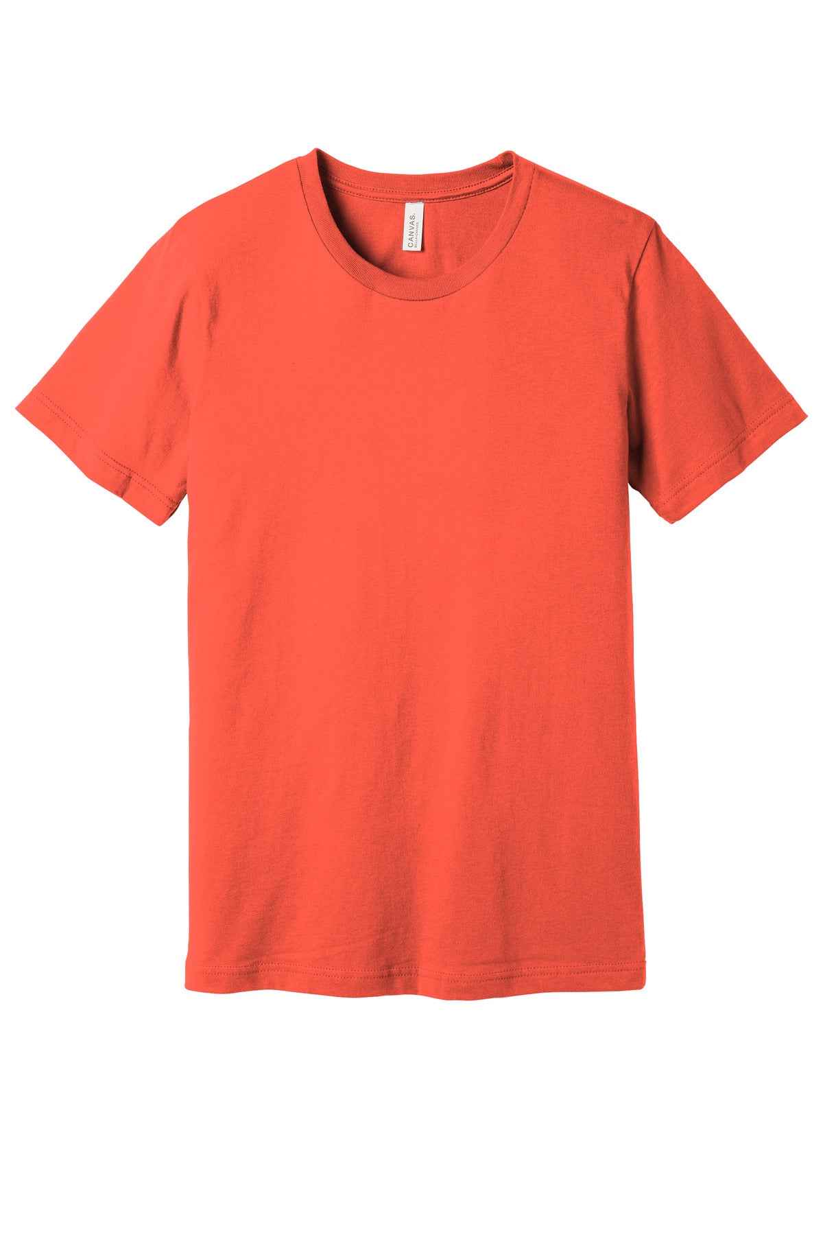 Custom Coral Unisex Jersey Tee BC3001, personalized by SanCanDo Swag in Argyle, TX