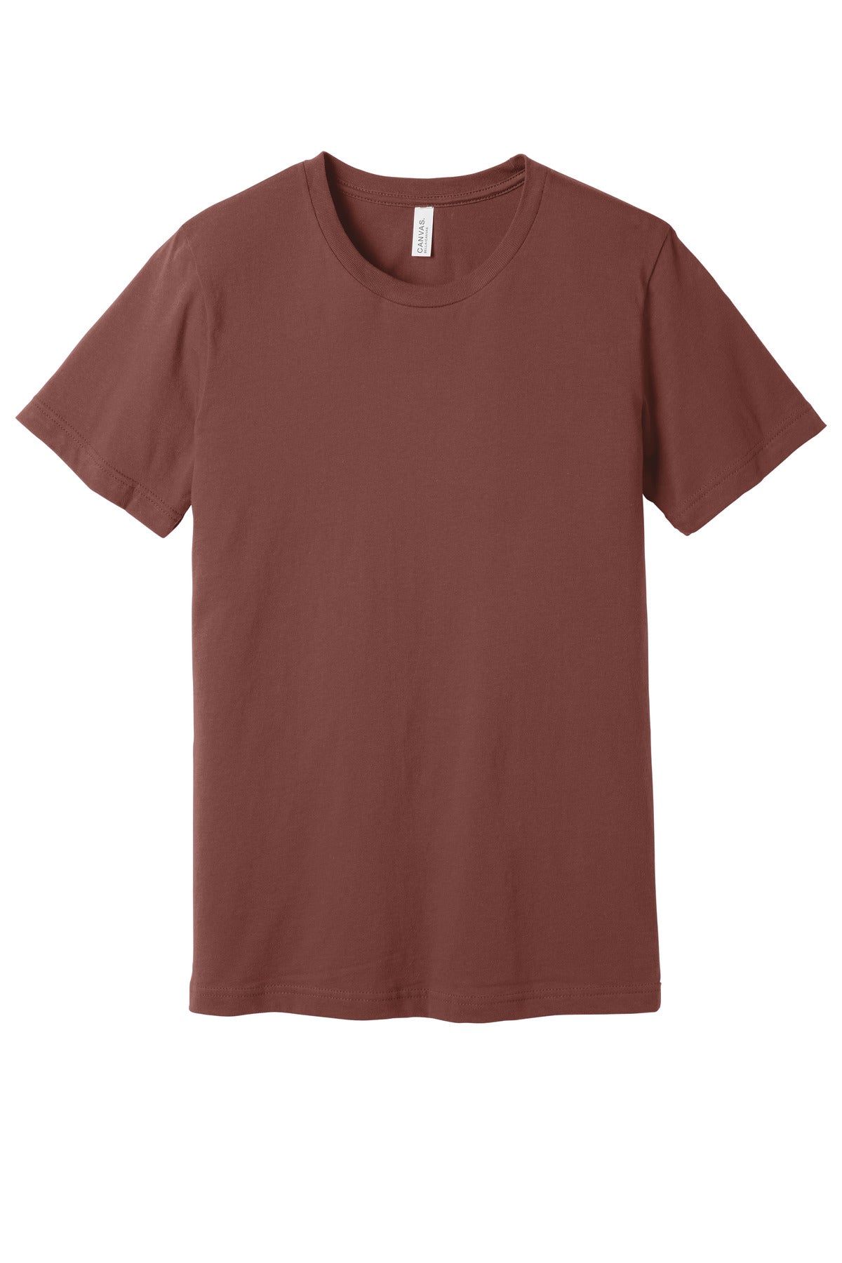 Custom Clay Unisex Jersey Tee BC3001, personalized by SanCanDo Swag in Argyle, TX