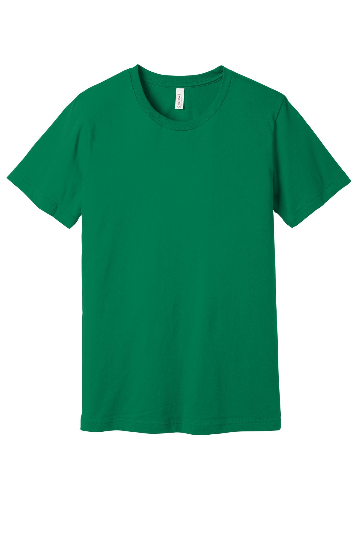 Custom Kelly Unisex Jersey Tee BC3001, personalized by SanCanDo Swag in Argyle, TX