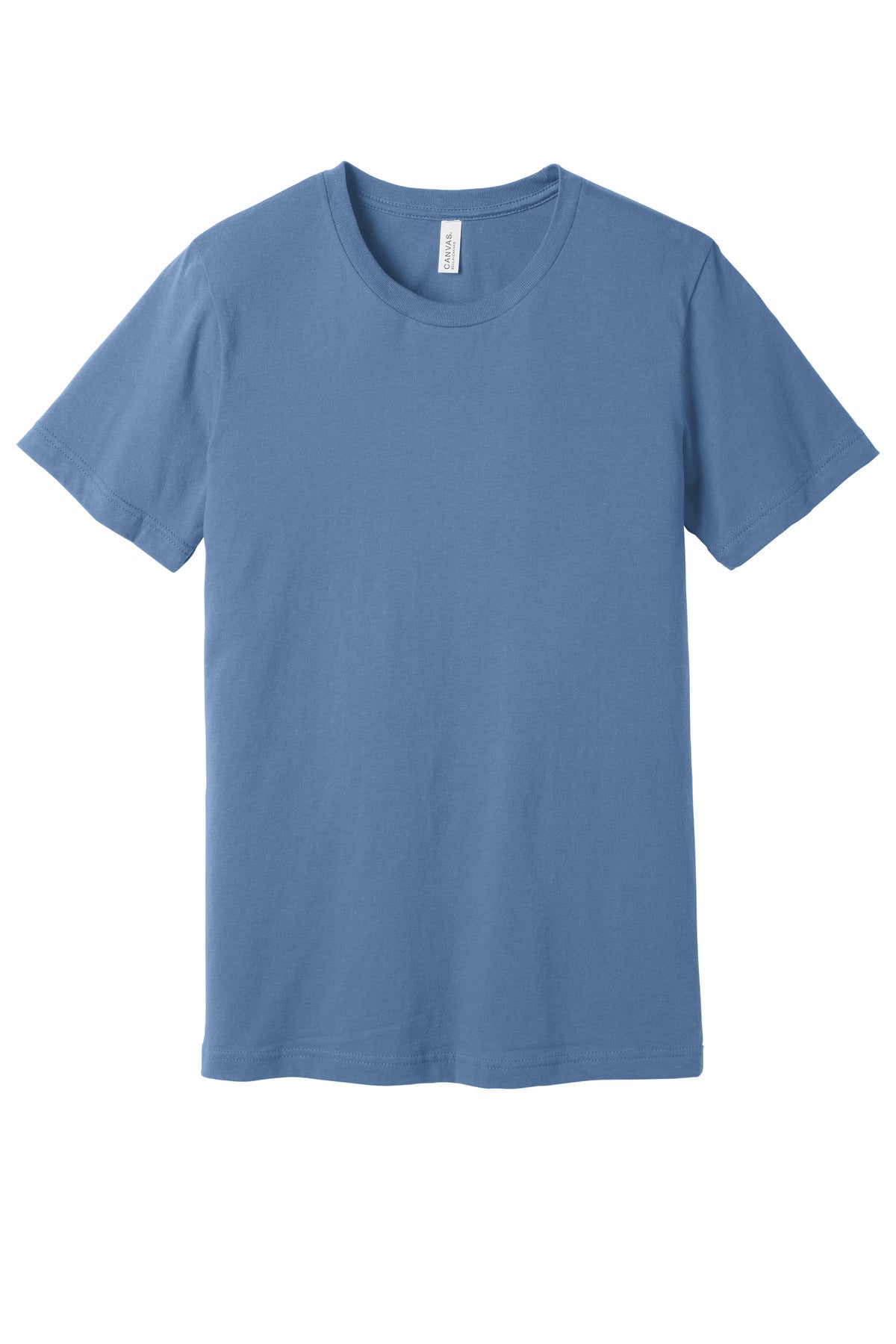 Custom Lavender Blue Unisex Jersey Tee BC3001, personalized by SanCanDo Swag in Argyle, TX