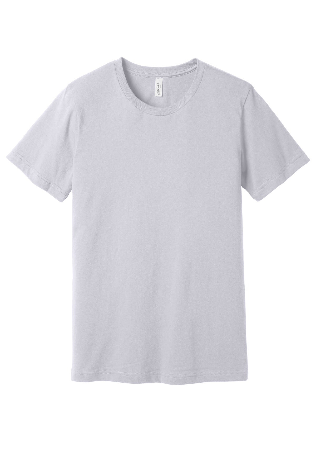 Custom Lavender Dust Unisex Jersey Tee BC3001, personalized by SanCanDo Swag in Argyle, TX