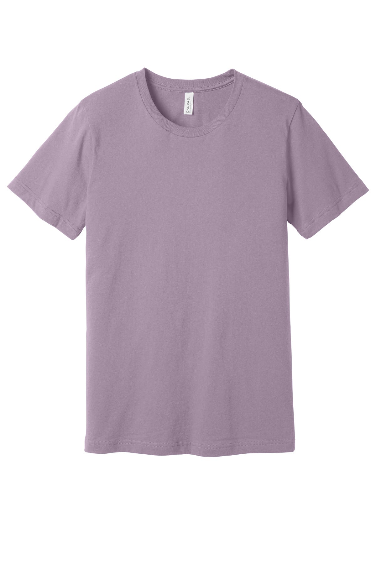 Custom Light Violet Unisex Jersey Tee BC3001, personalized by SanCanDo Swag in Argyle, TX
