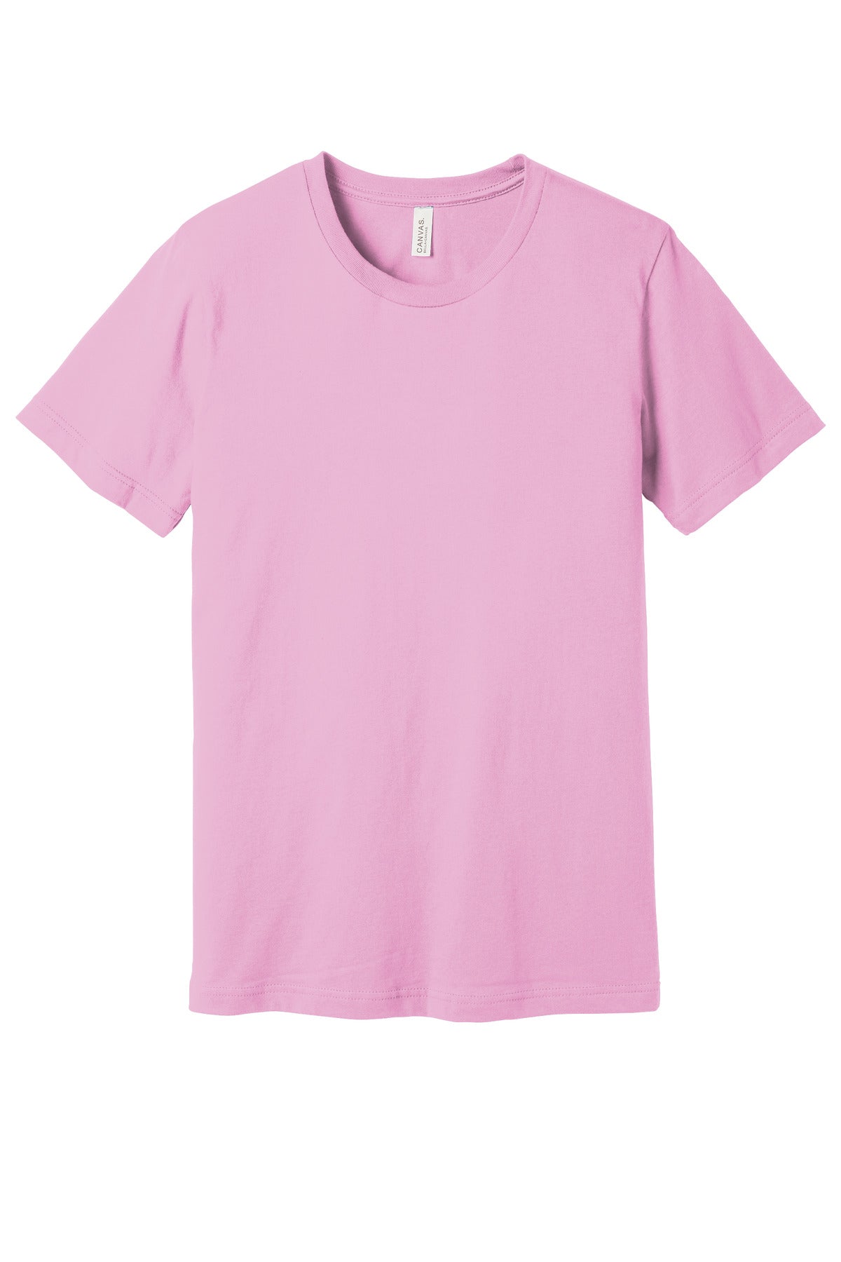 Custom Lilac Unisex Jersey Tee BC3001, personalized by SanCanDo Swag in Argyle, TX