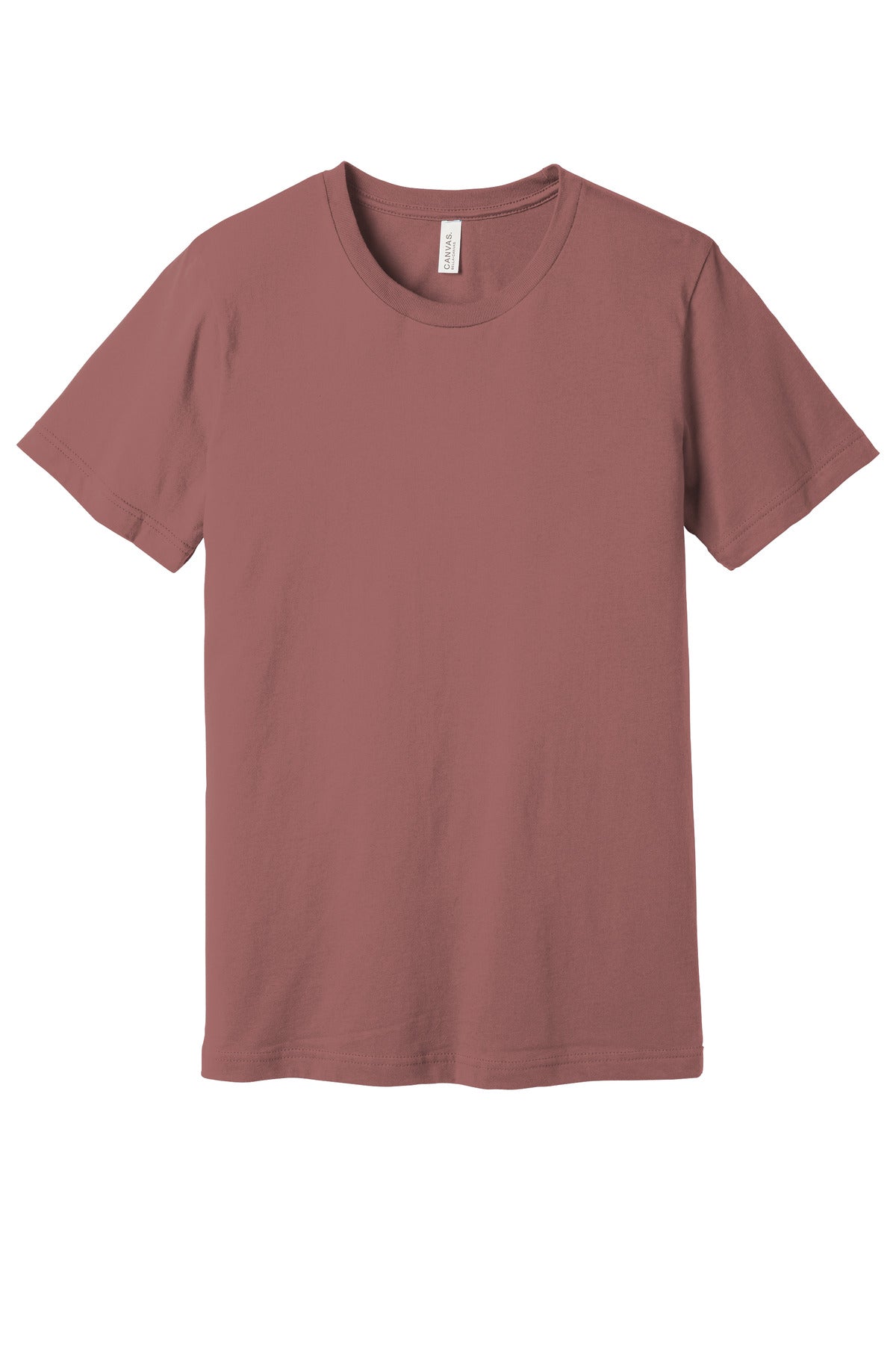 Custom Mauve Unisex Jersey Tee BC3001, personalized by SanCanDo Swag in Argyle, TX