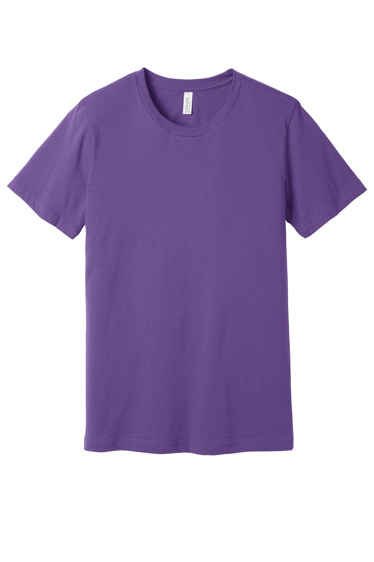 Custom Royal Purple Unisex Jersey Tee BC3001, personalized by SanCanDo Swag in Argyle, TX