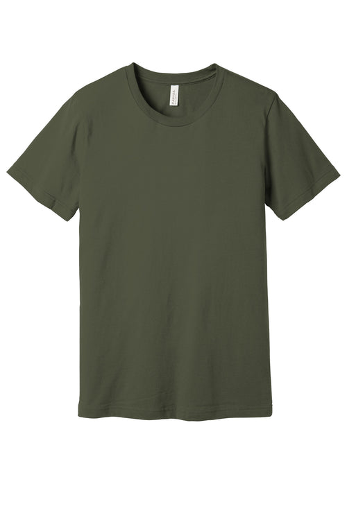 Custom Army Unisex Jersey Tee BC3001, personalized by SanCanDo Swag in Argyle, TX