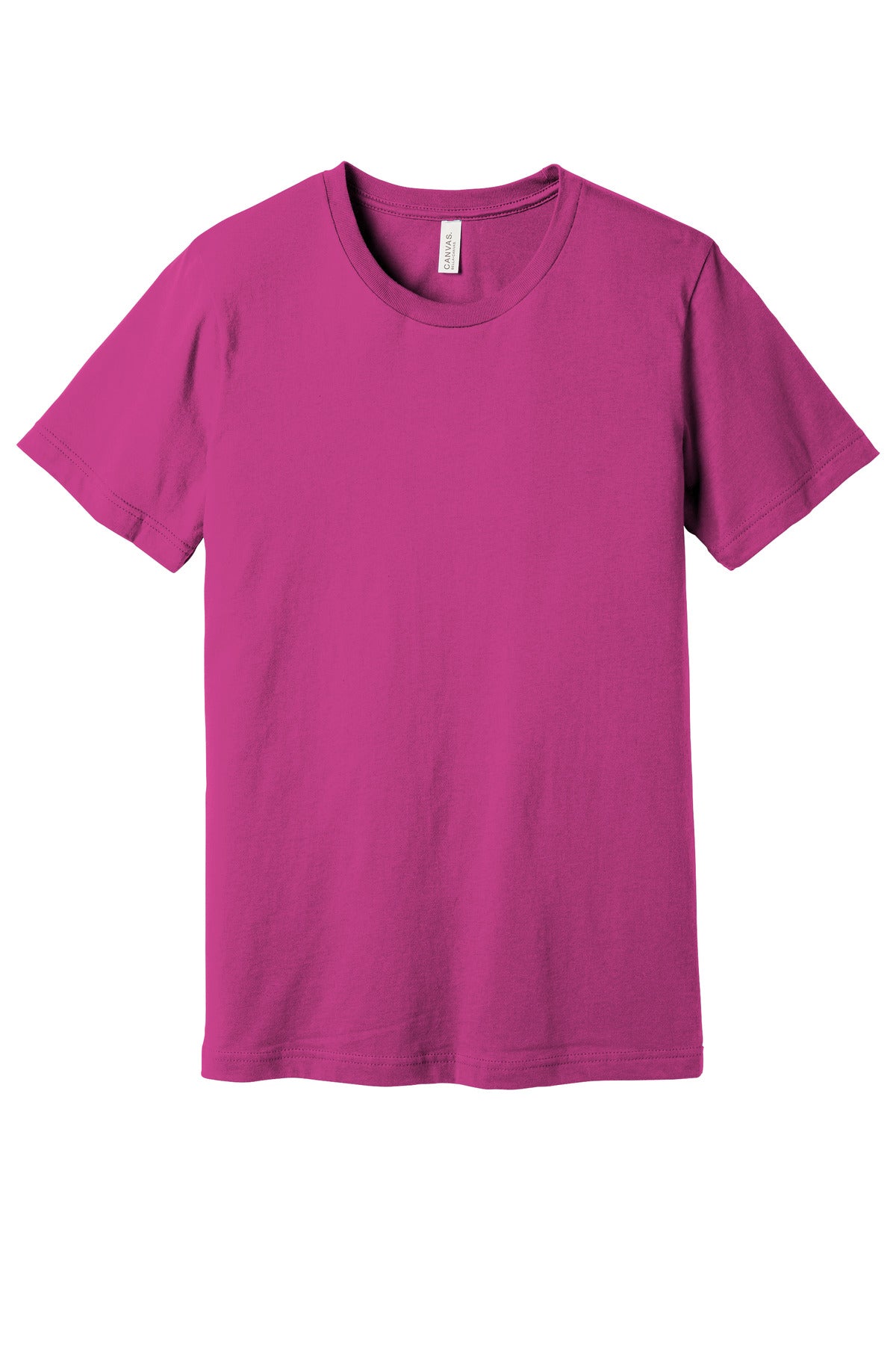 Custom Berry Unisex Jersey Tee BC3001, personalized by SanCanDo Swag in Argyle, TX