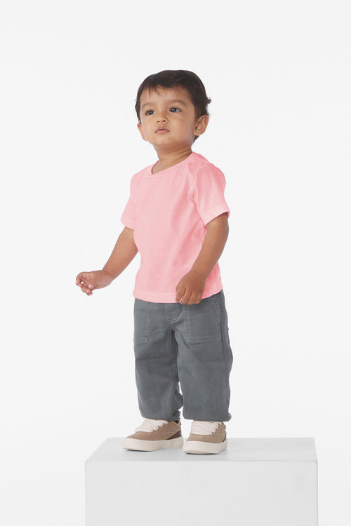 Custom Pink Infant Jersey Tee BC3001B, personalized by SanCanDo Swag in Argyle, TX