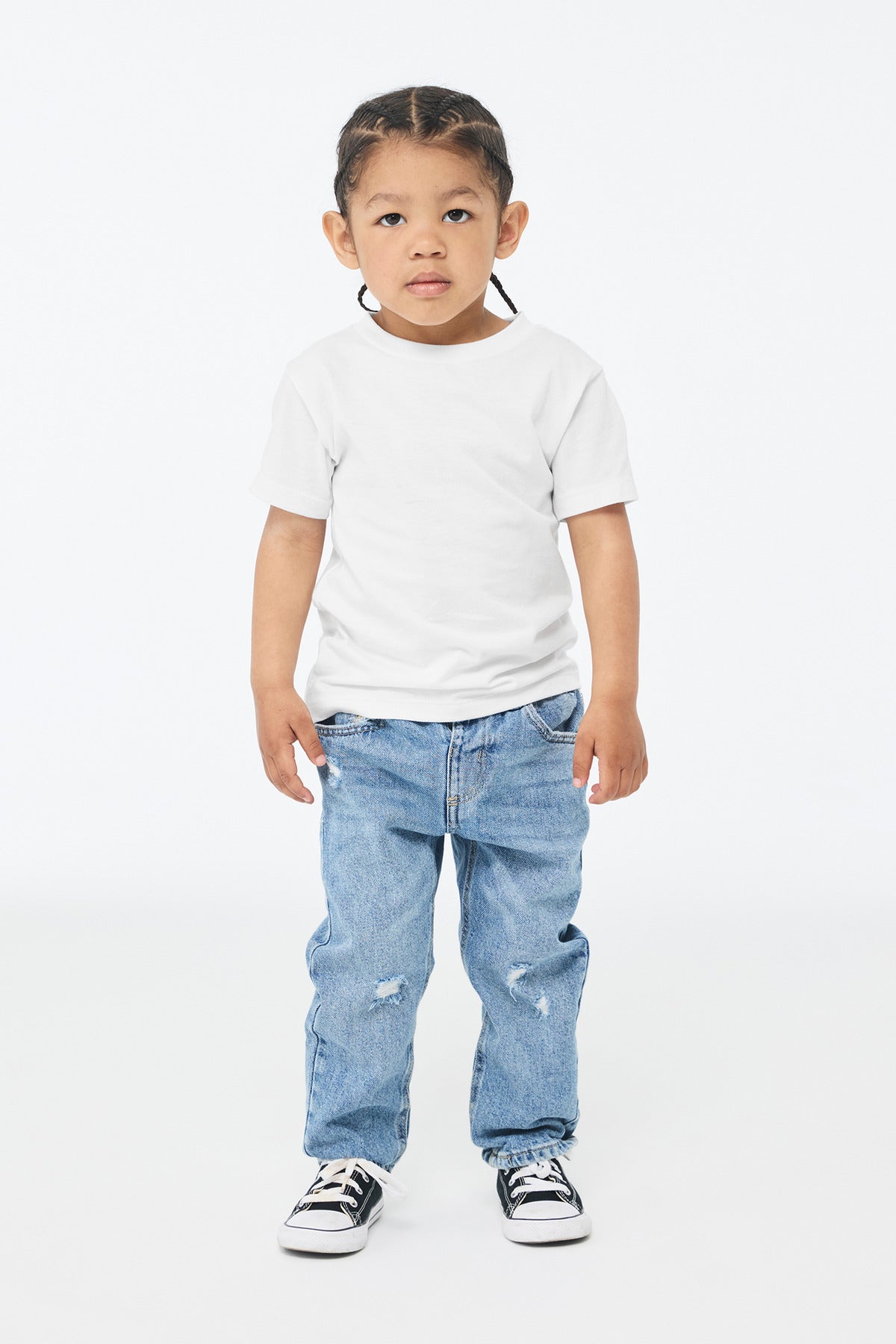 Custom White Toddler Tee BC3001T, personalized by SanCanDo Swag in Argyle, TX