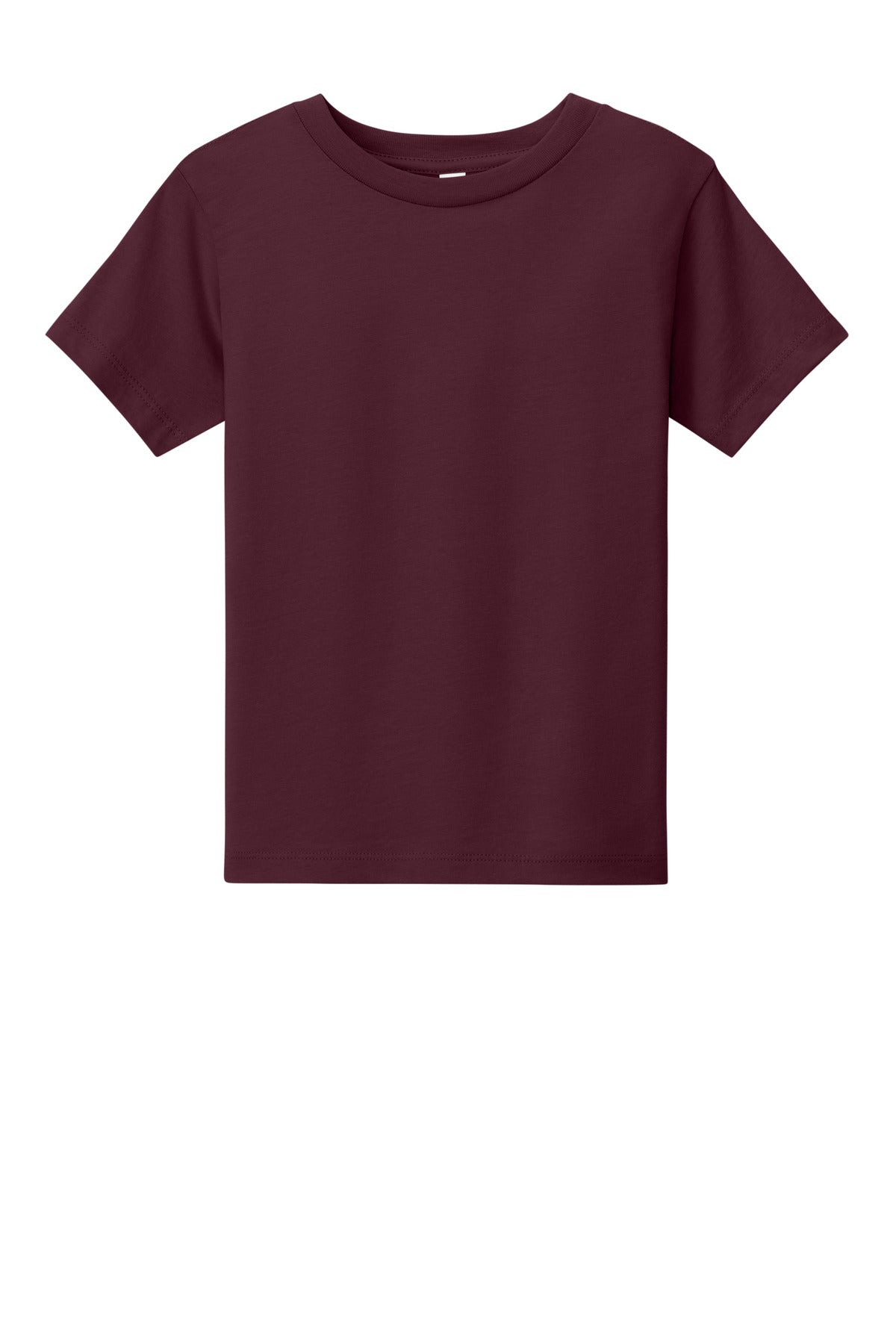 Custom Maroon Toddler Tee BC3001T, personalized by SanCanDo Swag in Argyle, TX