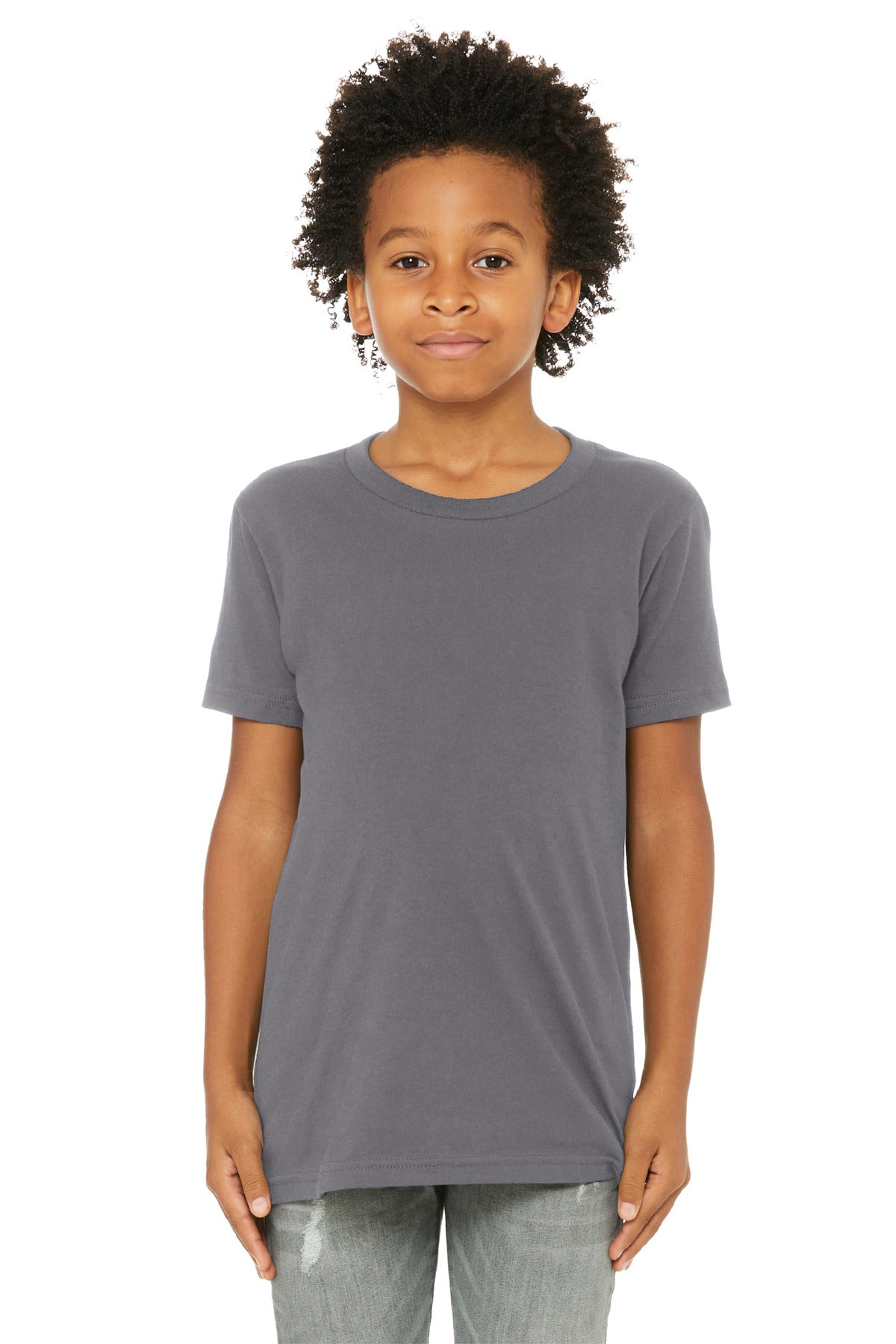 Custom Storm Youth Jersey Tee BC3001Y, personalized by SanCanDo Swag in Argyle, TX