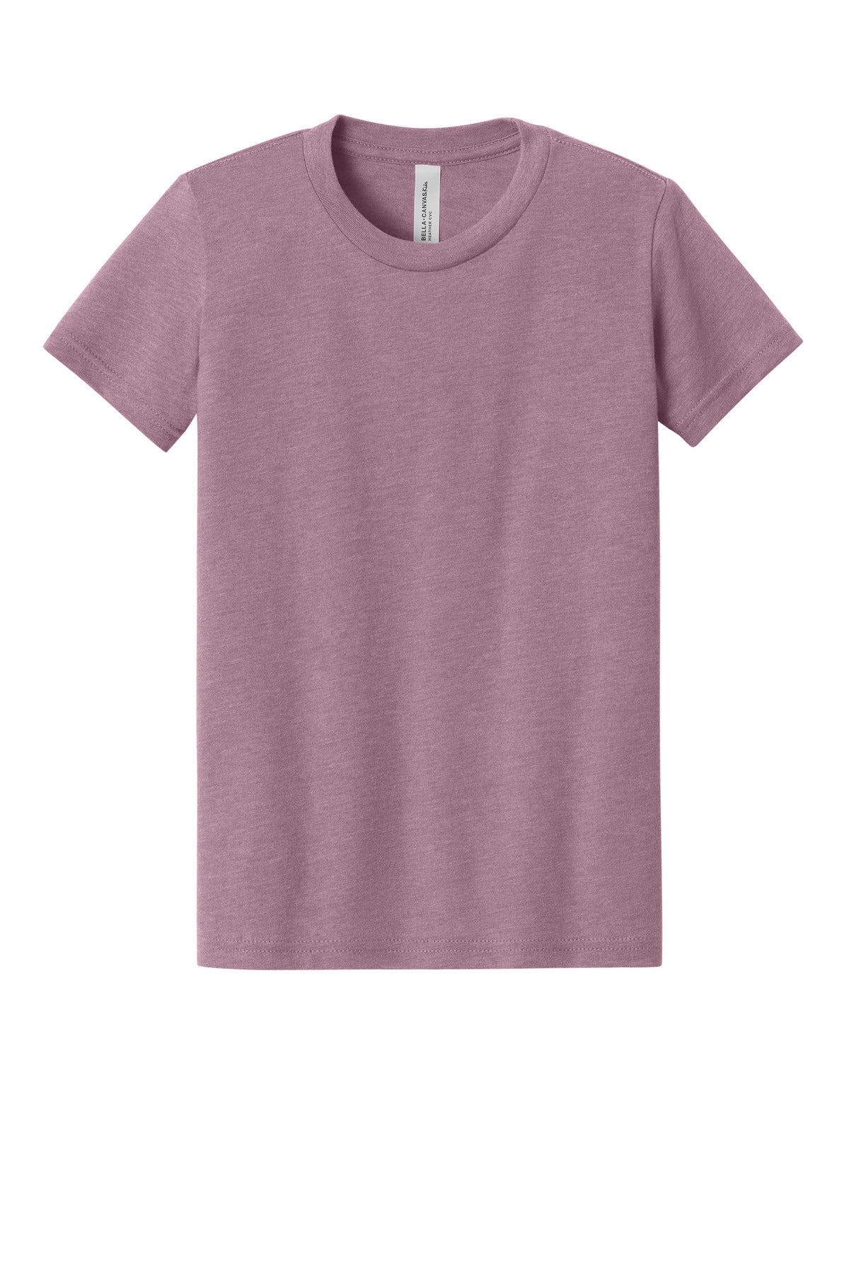 Custom Heather Orchid Youth Heather CVC Tee BC3001YCVC, personalized by SanCanDo Swag in Argyle, TX
