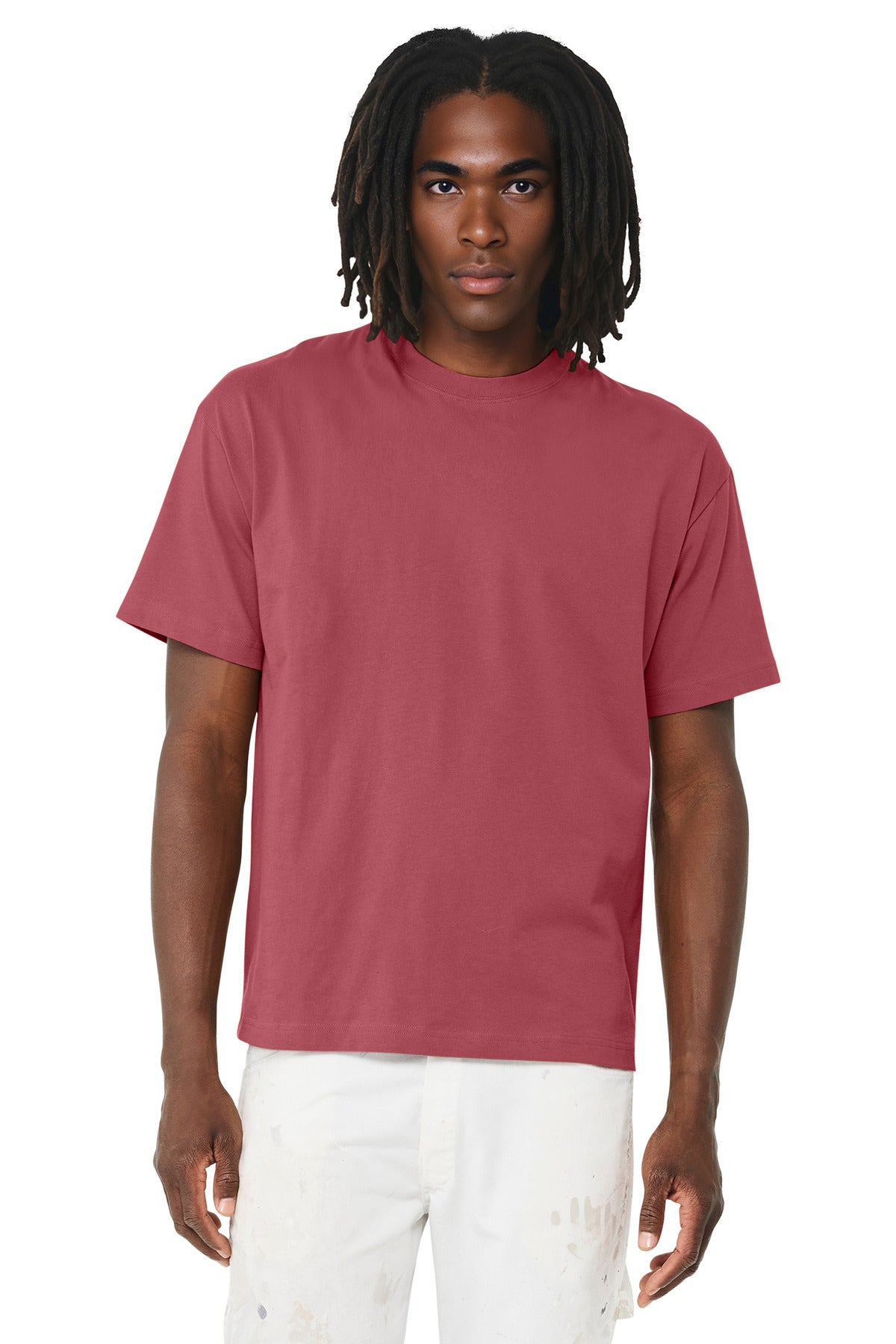 Custom Vintage Red Unisex 6-Ounce Heavyweight Tee BC3010, personalized by SanCanDo Swag in Argyle, TX