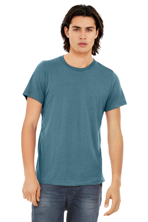 Custom Denim Triblend Triblend Tee BC3413, personalized by SanCanDo Swag in Argyle, TX