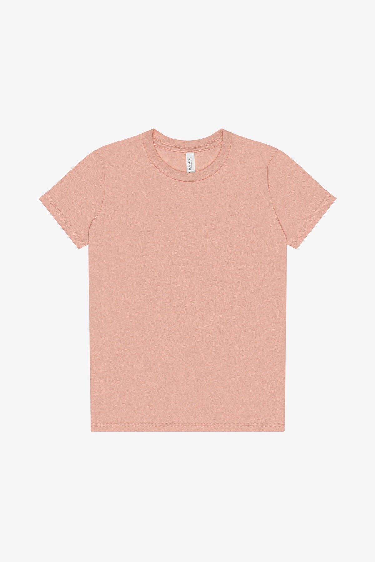Custom Peach Triblend Youth Triblend Tee BC3413Y, personalized by SanCanDo Swag in Argyle, TX