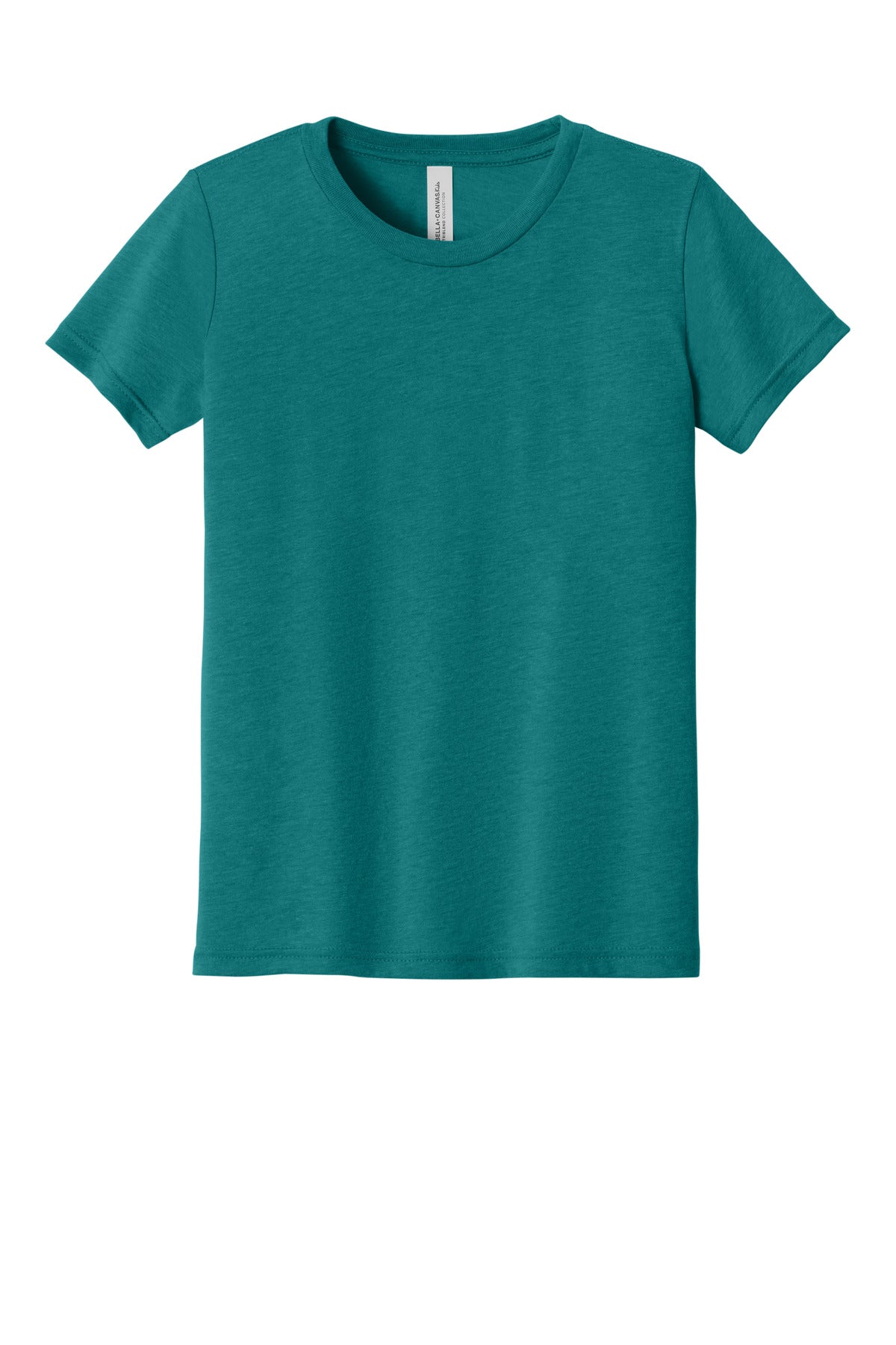 Custom Teal Triblend Youth Triblend Tee BC3413Y, personalized by SanCanDo Swag in Argyle, TX