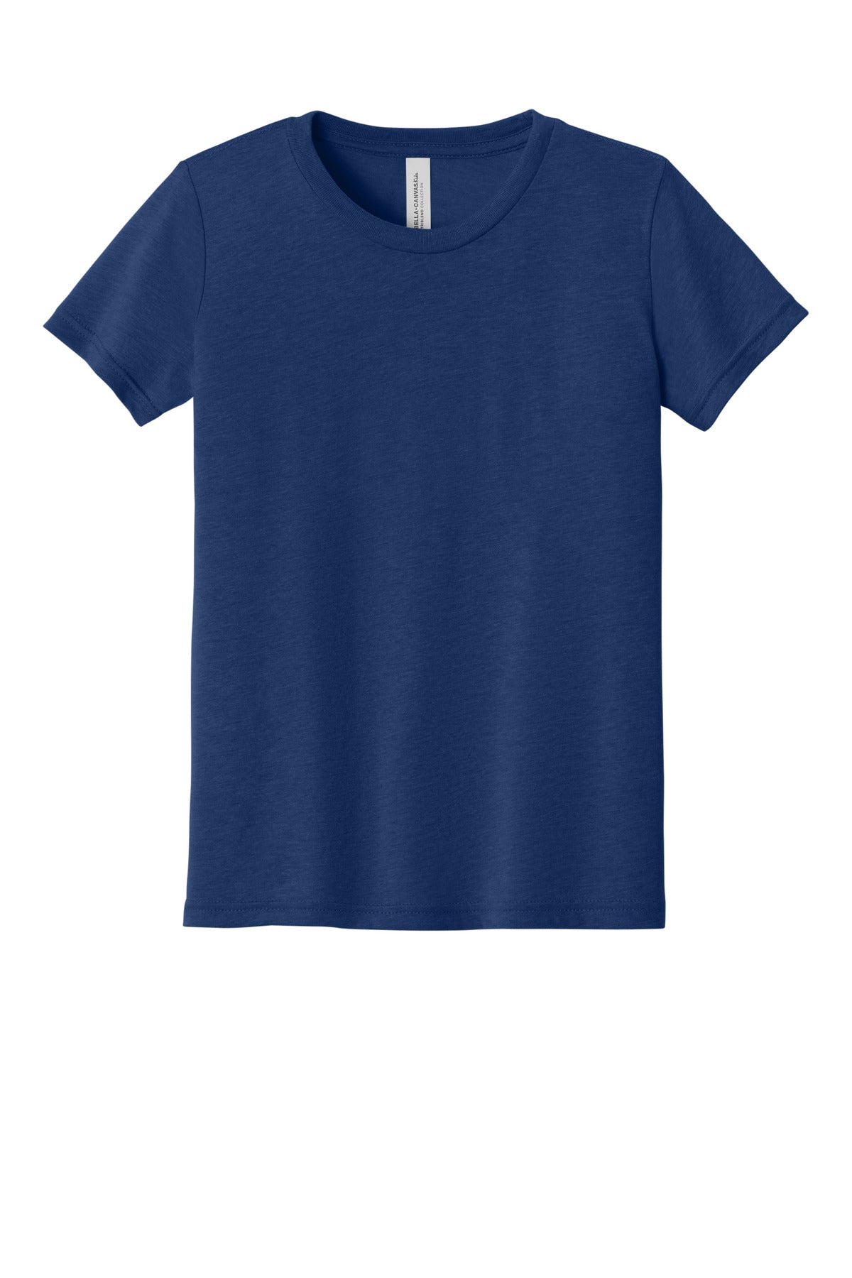 Custom Navy Triblend Youth Triblend Tee BC3413Y, personalized by SanCanDo Swag in Argyle, TX