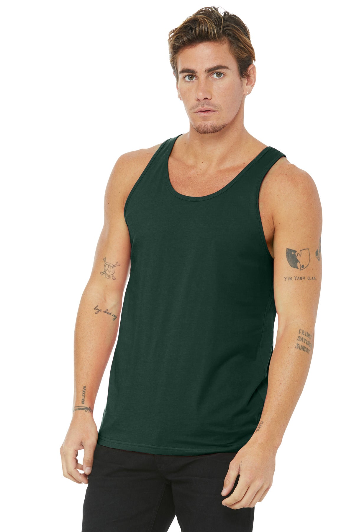 Custom Forest Unisex Jersey Tank BC3480, personalized by SanCanDo Swag in Argyle, TX