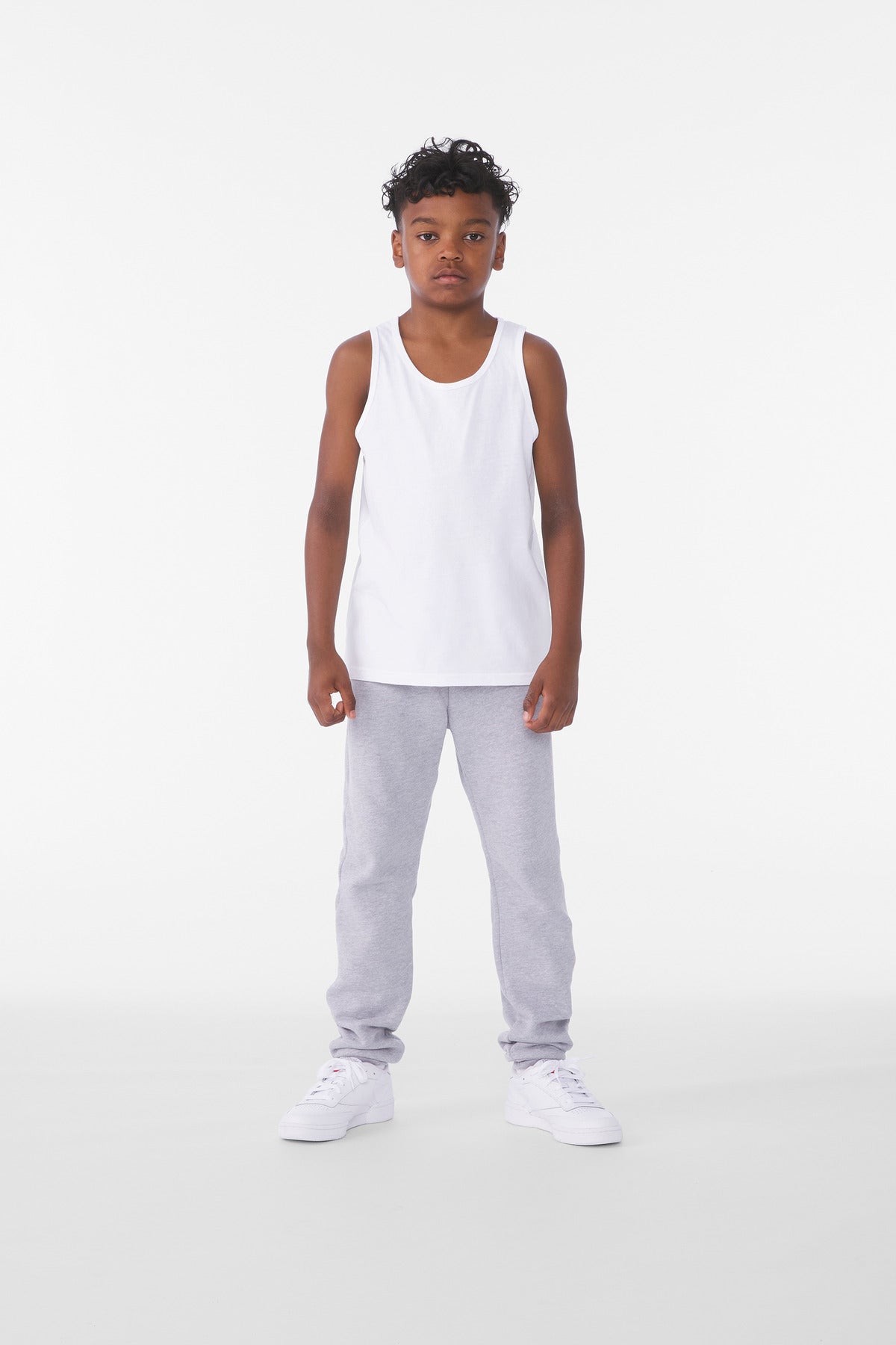 Custom White Youth Jersey Tank BC3480Y, personalized by SanCanDo Swag in Argyle, TX