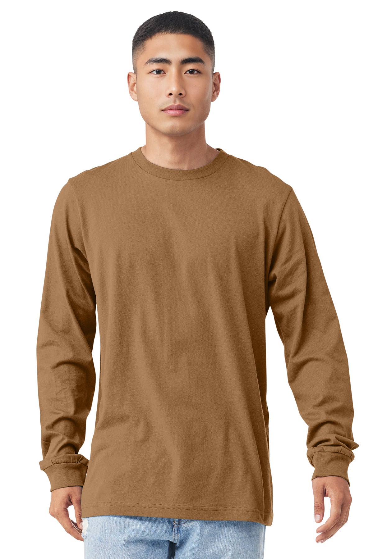 Custom Toast Unisex Jersey Long Sleeve Tee BC3501, personalized by SanCanDo Swag in Argyle, TX