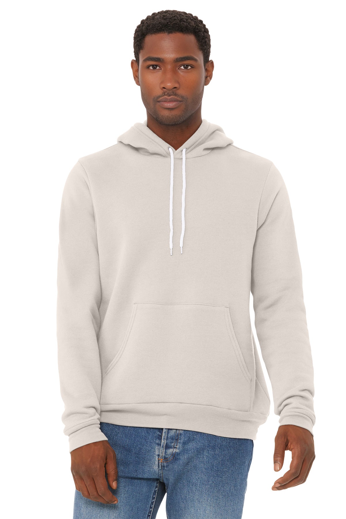 Custom Heather Dust Unisex Sponge Fleece Pullover Hoodie BC3719, personalized by SanCanDo Swag in Argyle, TX
