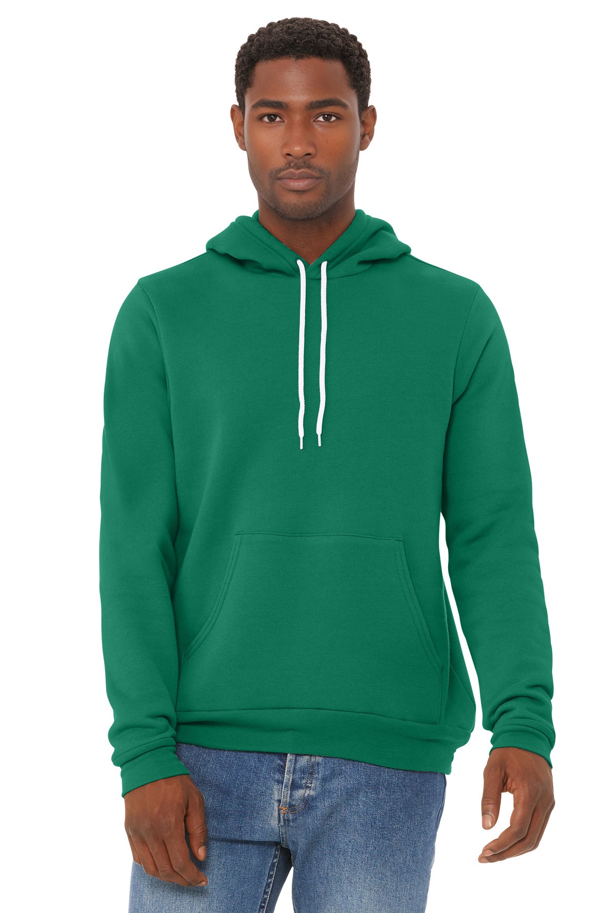 Custom Kelly Unisex Sponge Fleece Pullover Hoodie BC3719, personalized by SanCanDo Swag in Argyle, TX