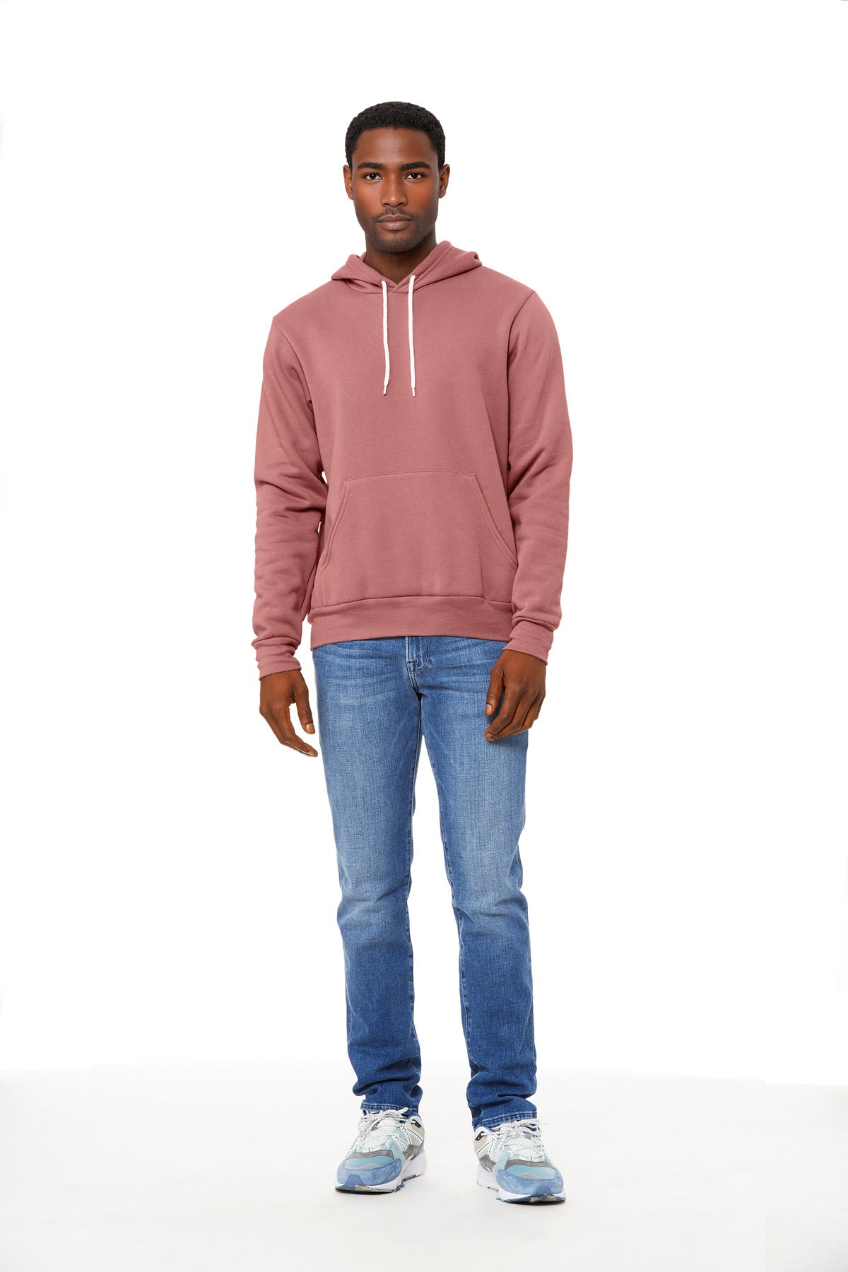 Custom Mauve Unisex Sponge Fleece Pullover Hoodie BC3719, personalized by SanCanDo Swag in Argyle, TX