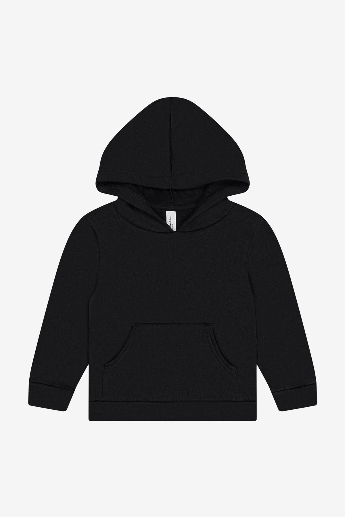 Custom Black Toddler Sponge Fleece Hoodie BC3719T, personalized by SanCanDo Swag in Argyle, TX