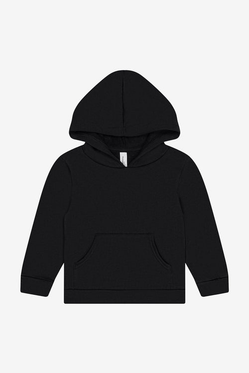 Custom Black Toddler Sponge Fleece Hoodie BC3719T, personalized by SanCanDo Swag in Argyle, TX