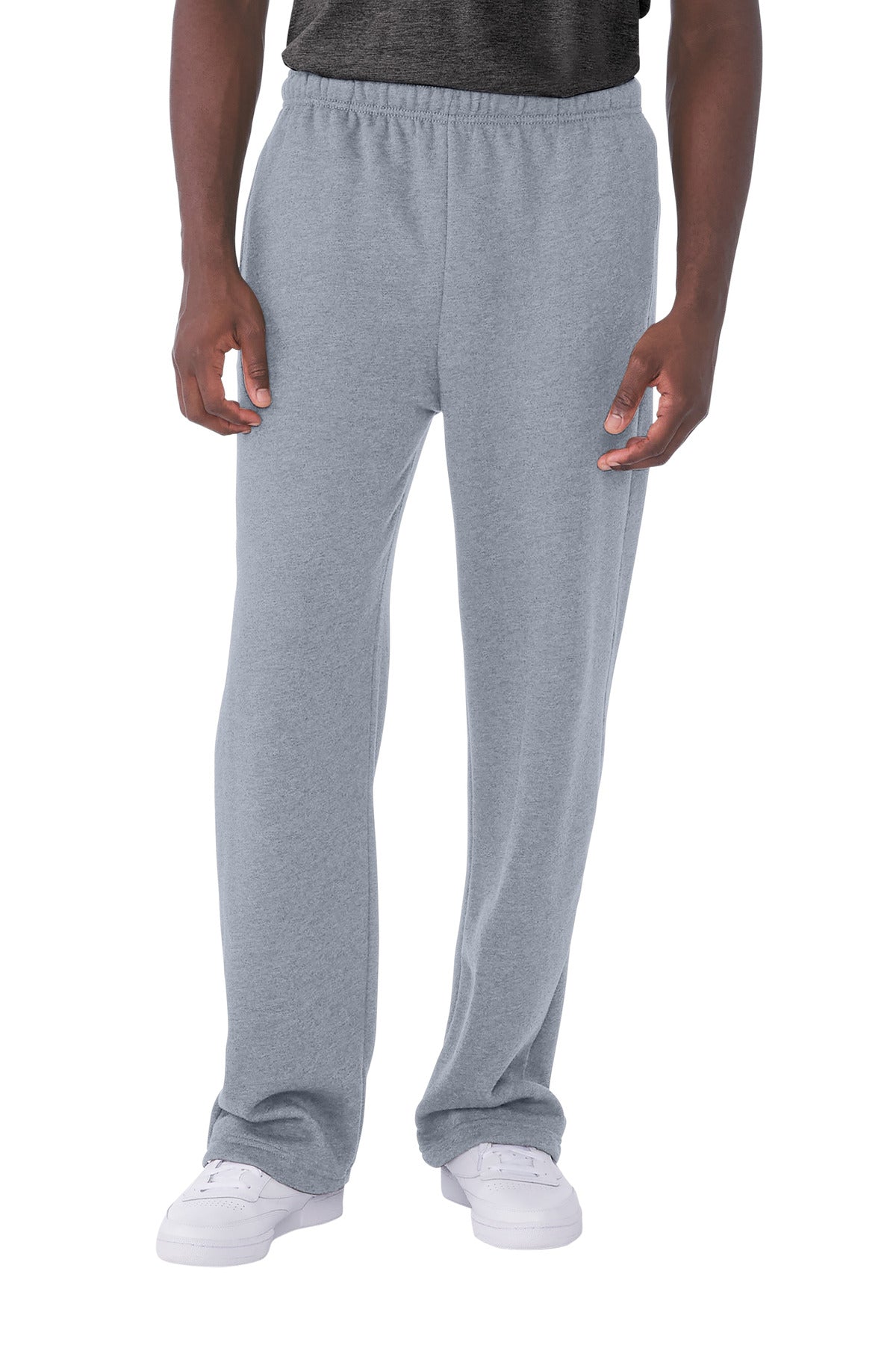 Custom Athletic Heather Sponge Fleece Straight Leg Sweatpant BC3725, personalized by SanCanDo Swag in Argyle, TX