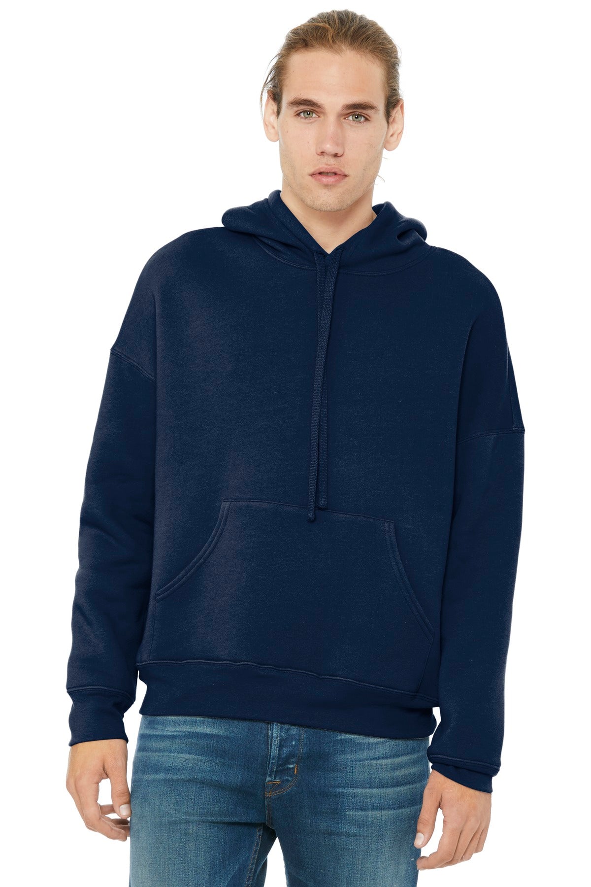 Custom Navy Unisex Sponge Fleece Pullover DTM Hoodie BC3729, personalized by SanCanDo Swag in Argyle, TX