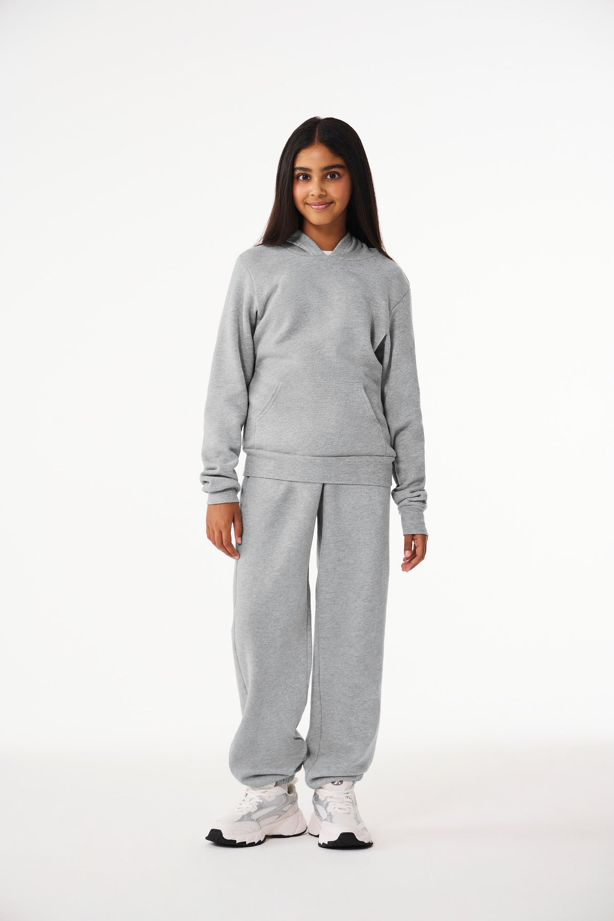 Custom Athletic Heather Youth Sponge Fleece Sweatpant BC3738Y, personalized by SanCanDo Swag in Argyle, TX