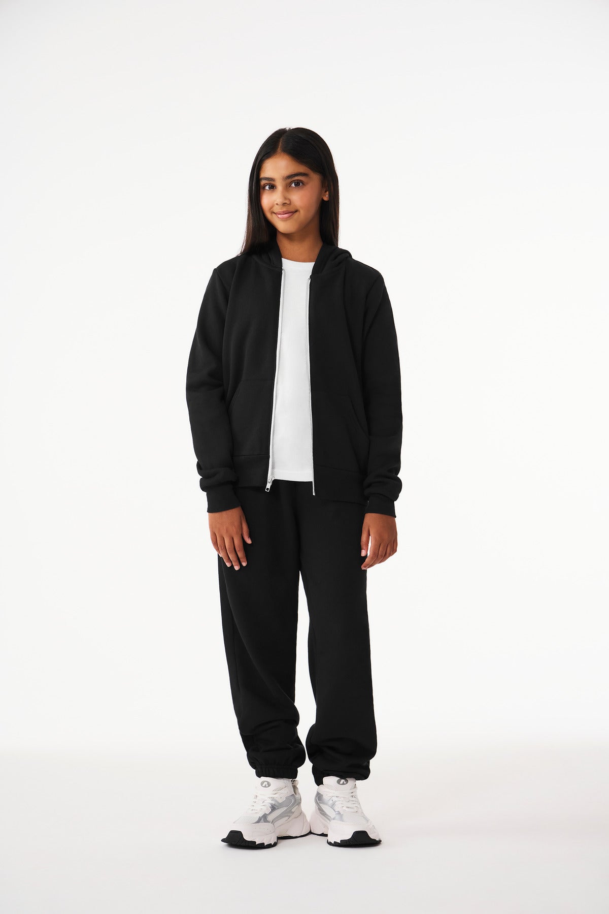 Custom Black Youth Sponge Fleece Sweatpant BC3738Y, personalized by SanCanDo Swag in Argyle, TX