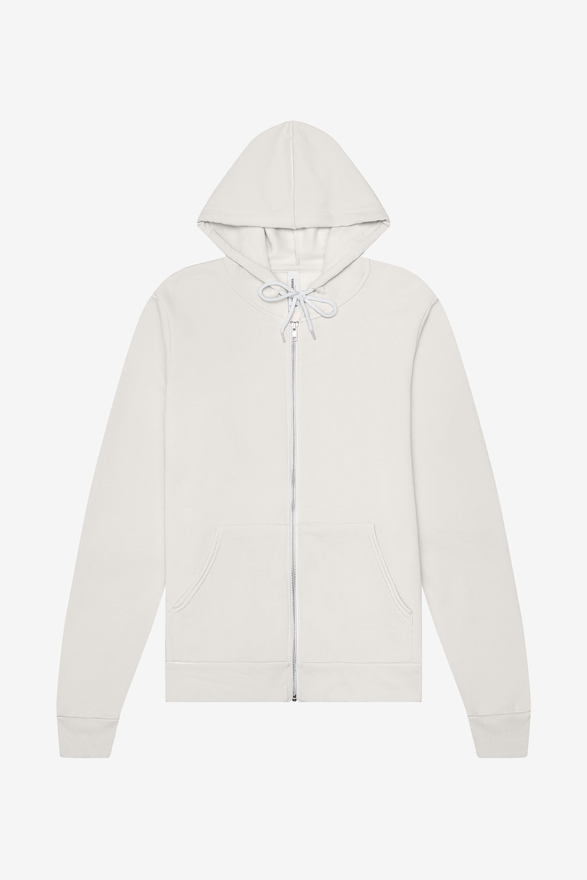 Custom Vintage White Unisex Sponge Fleece Full-Zip Hoodie BC3739, personalized by SanCanDo Swag in Argyle, TX
