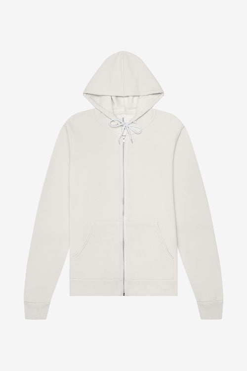 Custom Vintage White Unisex Sponge Fleece Full-Zip Hoodie BC3739, personalized by SanCanDo Swag in Argyle, TX