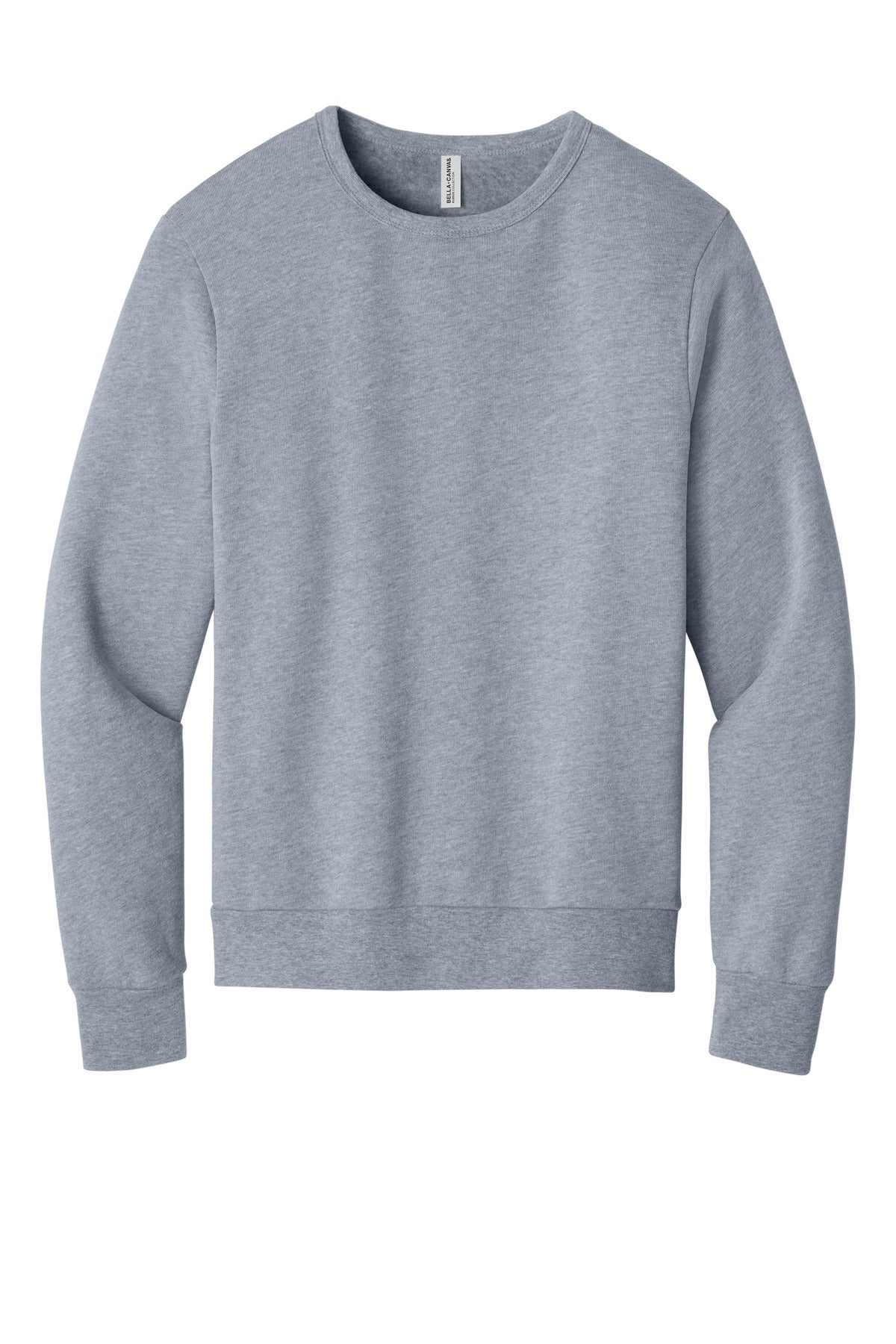 Custom Athletic Heather Unisex Sponge Fleece Classic Crewneck BC3911, personalized by SanCanDo Swag in Argyle, TX