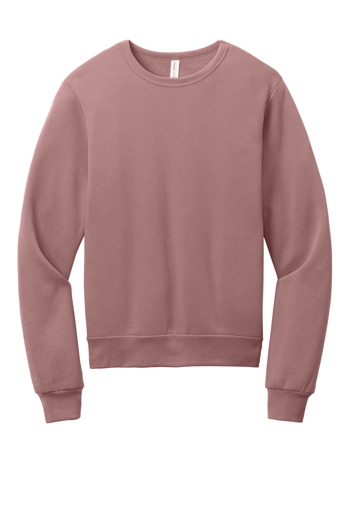 Custom Mauve Unisex Sponge Fleece Classic Crewneck BC3911, personalized by SanCanDo Swag in Argyle, TX