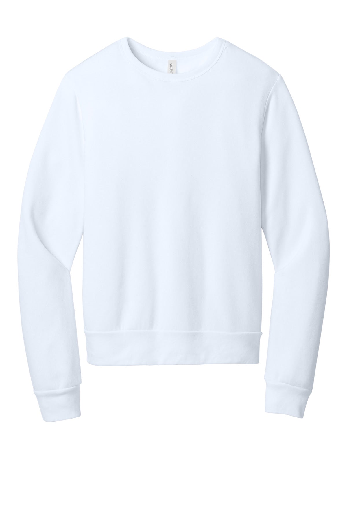 Custom White Unisex Sponge Fleece Classic Crewneck BC3911, personalized by SanCanDo Swag in Argyle, TX