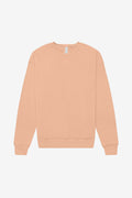 Custom Peach Sponge Fleece Drop Shoulder Sweatshirt BC3945, personalized by SanCanDo Swag in Argyle, TX