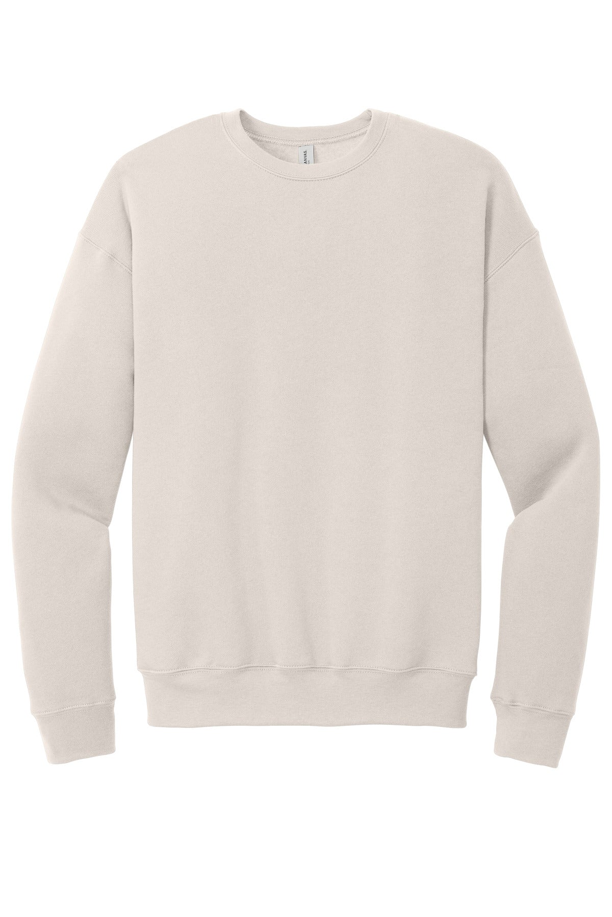 Custom Heather Dust Sponge Fleece Drop Shoulder Sweatshirt BC3945, personalized by SanCanDo Swag in Argyle, TX