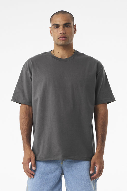 Custom Asphalt Unisex 7.5-Ounce Heavyweight Tee BC4610, personalized by SanCanDo Swag in Argyle, TX