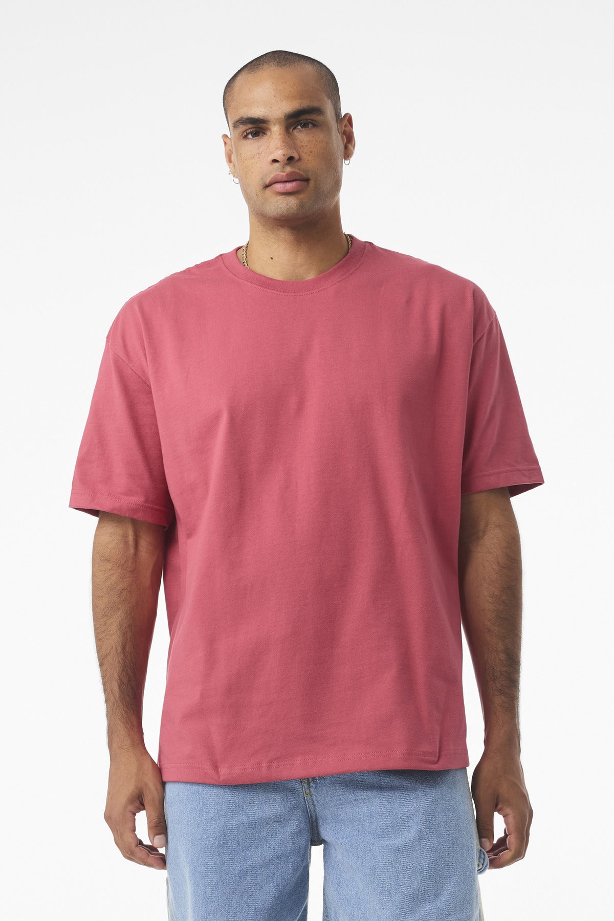 Custom Vintage Red Unisex 7.5-Ounce Heavyweight Tee BC4610, personalized by SanCanDo Swag in Argyle, TX