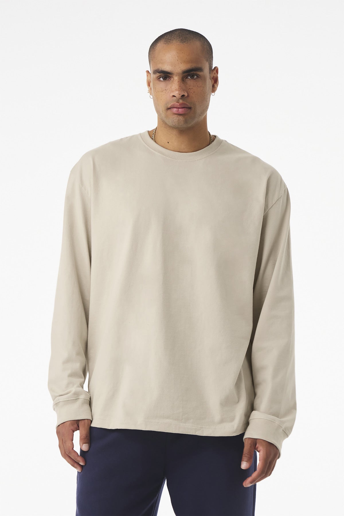 Custom Dust 7.5-Ounce Long Sleeve Tee BC4651, personalized by SanCanDo Swag in Argyle, TX