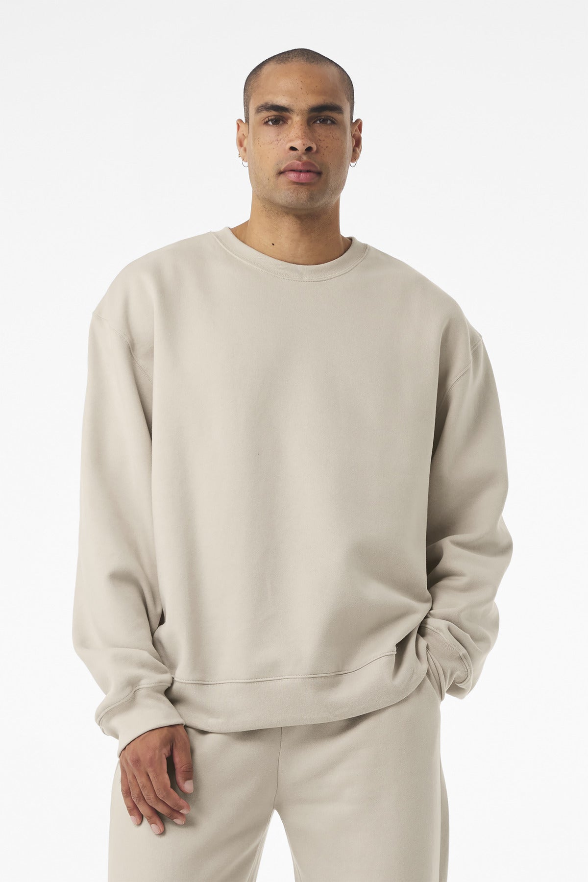 Custom Dust Unisex 10-Ounce Heavyweight Crewneck BC4711, personalized by SanCanDo Swag in Argyle, TX