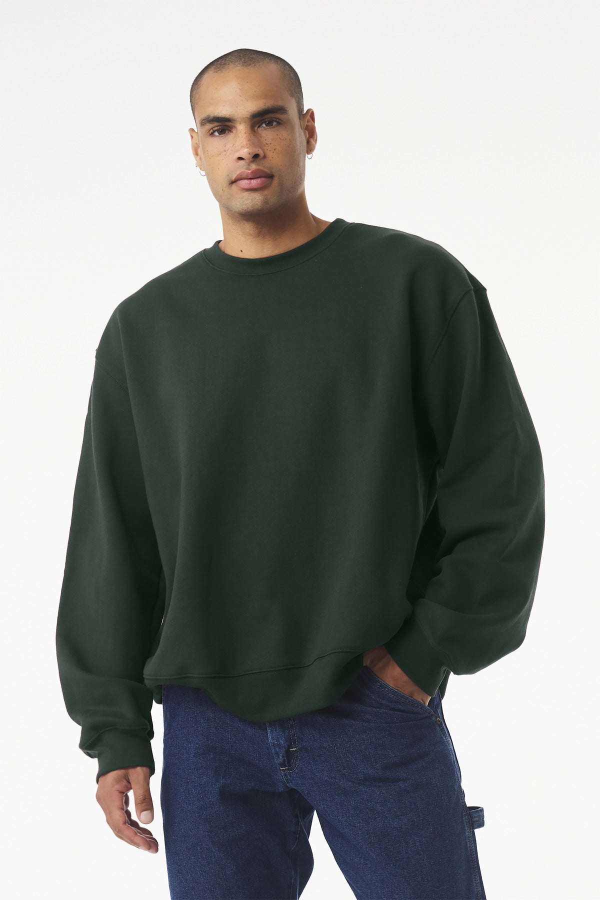 Custom Forest Unisex 10-Ounce Heavyweight Crewneck BC4711, personalized by SanCanDo Swag in Argyle, TX