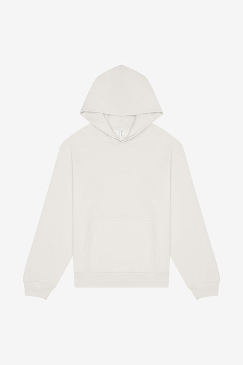 Custom Vintage White 10-Ounce Heavyweight Pullover Hoodie BC4719, personalized by SanCanDo Swag in Argyle, TX