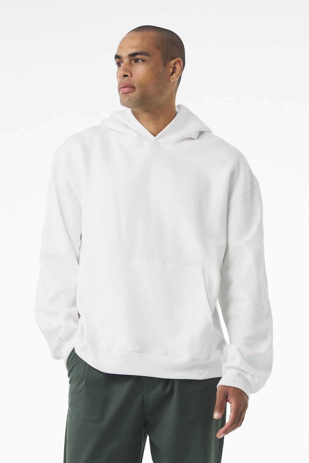 Custom White 10-Ounce Heavyweight Pullover Hoodie BC4719, personalized by SanCanDo Swag in Argyle, TX
