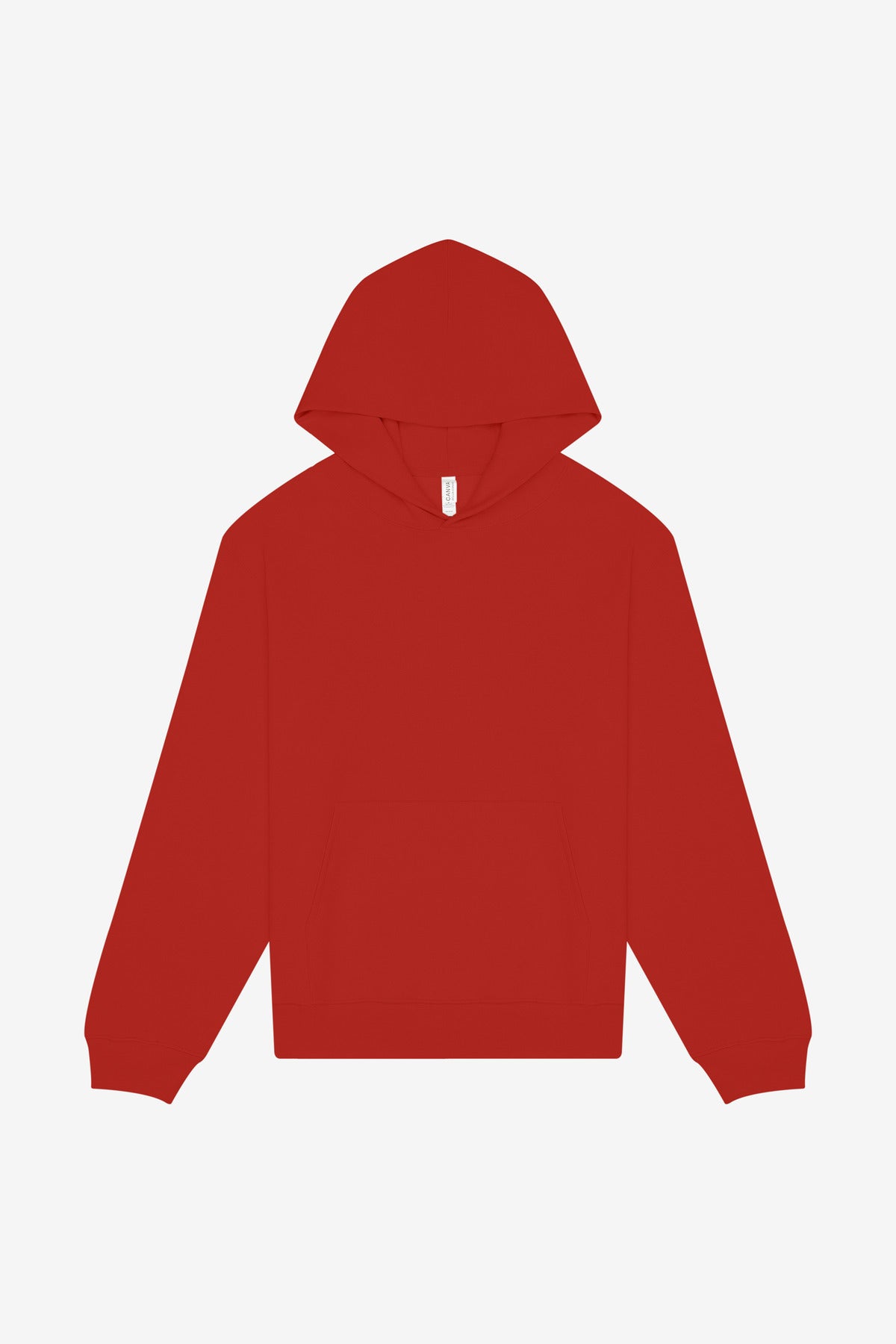Custom Red 10-Ounce Heavyweight Pullover Hoodie BC4719, personalized by SanCanDo Swag in Argyle, TX