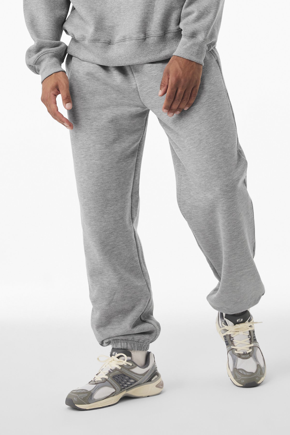 Custom Athletic Heather Unisex 10-Ounce Heavyweight Sweatpant BC4737, personalized by SanCanDo Swag in Argyle, TX